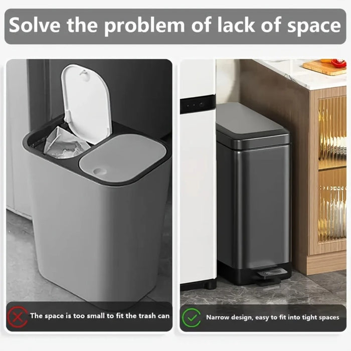 Slim Kitchen Trash Can