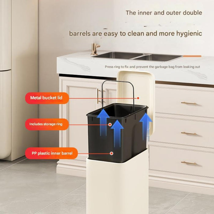 Slim Kitchen Trash Can