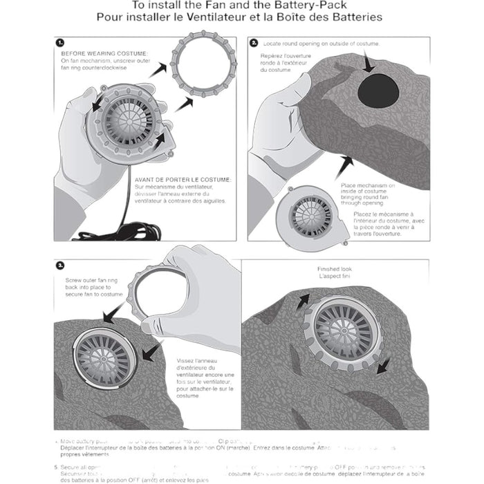 Inflatable Muscle T-Rex Costume – Brown Dinosaur Suit with Fan and Battery Box
