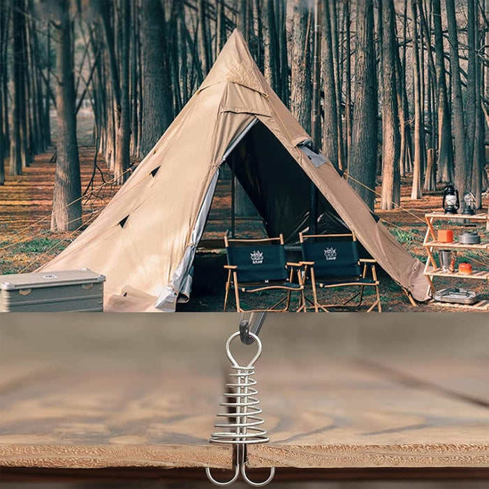 Spring Octopus Rope Buckles with D-Ring- 10Pcs