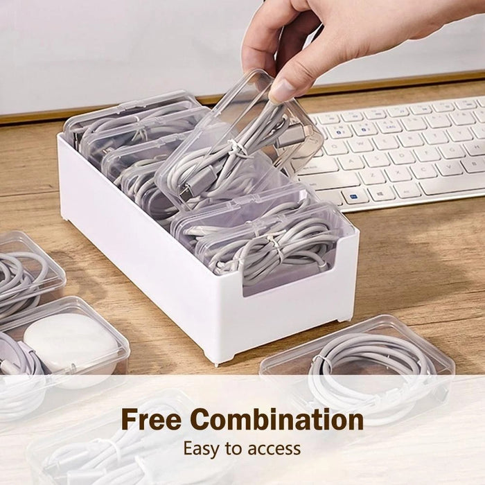 11-Grid Cable Organizer Box