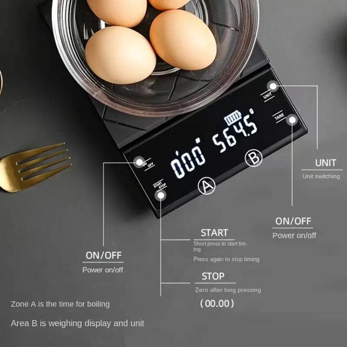Digital Coffee Scale with Timer