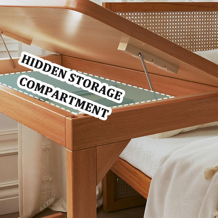 Flip-Top Mobile Coffee Table with Storage