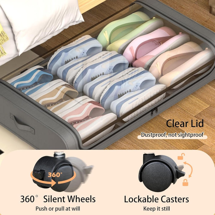 Under Bed Storage Box with Wheels