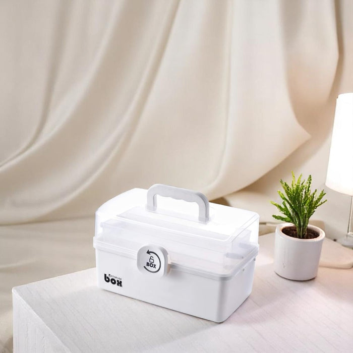 Large Capacity Portable First Aid Kit with Carry Handle