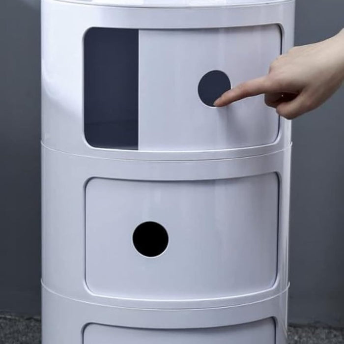 Nordic Style Round Storage Cabinet