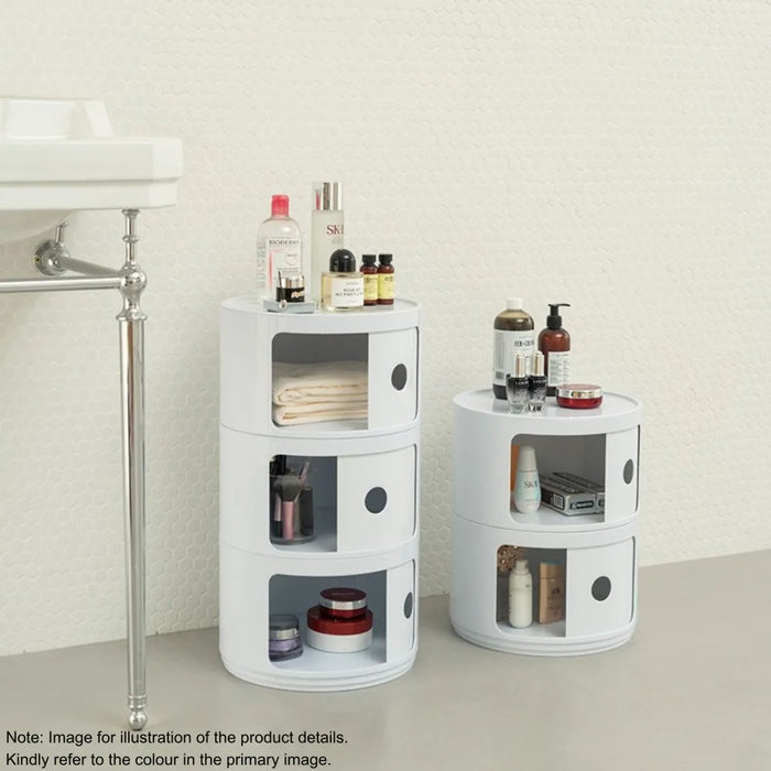 Nordic Style Round Storage Cabinet