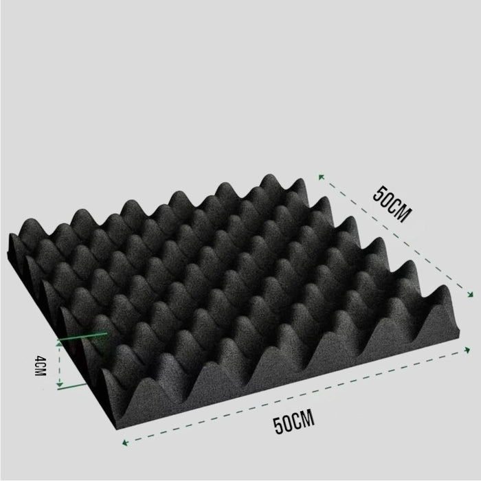 Self-Adhesive Acoustic Foam Panels- 12 Pack