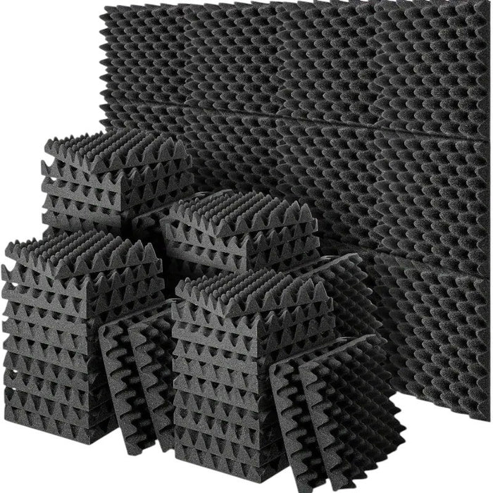 Self-Adhesive Acoustic Foam Panels- 12 Pack