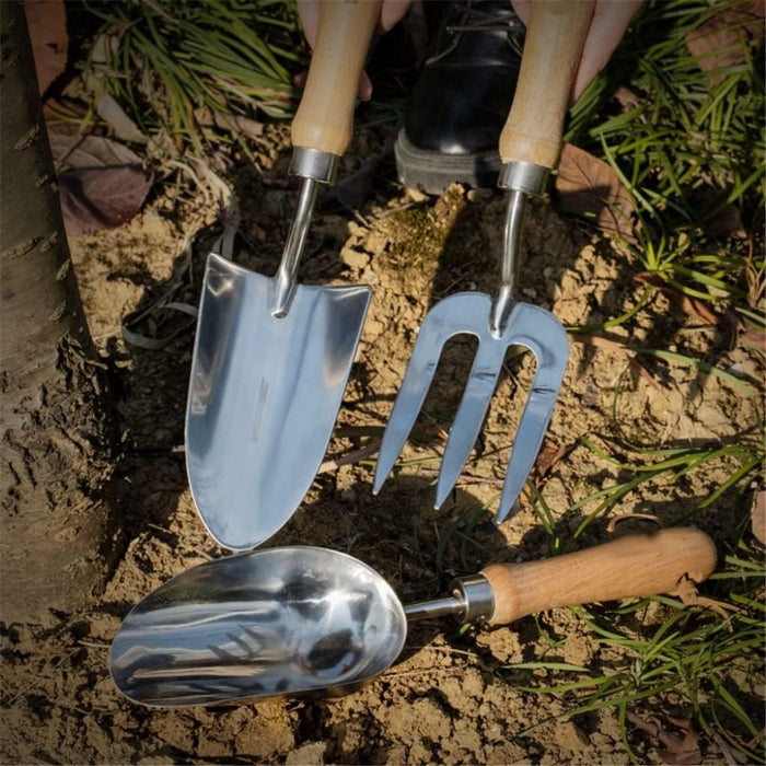 Stainless Steel Gardening Tool Set- 3Piece
