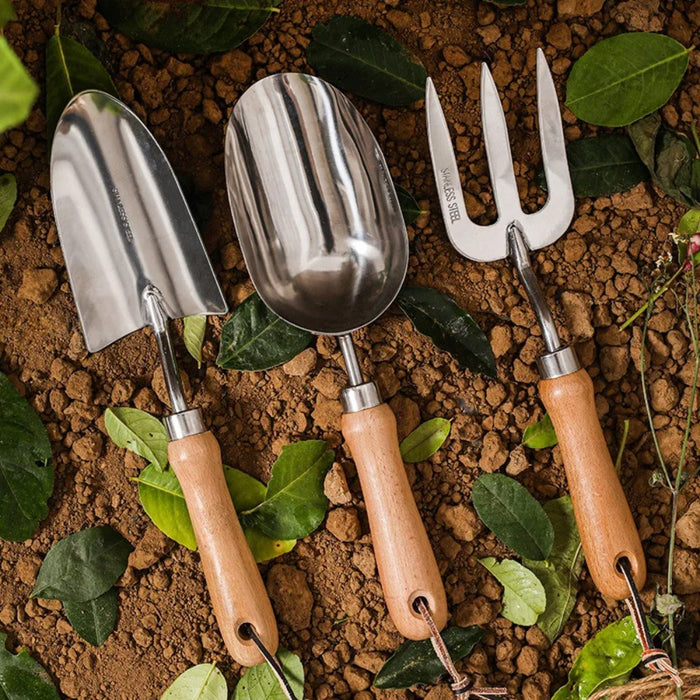 Stainless Steel Gardening Tool Set- 3Piece