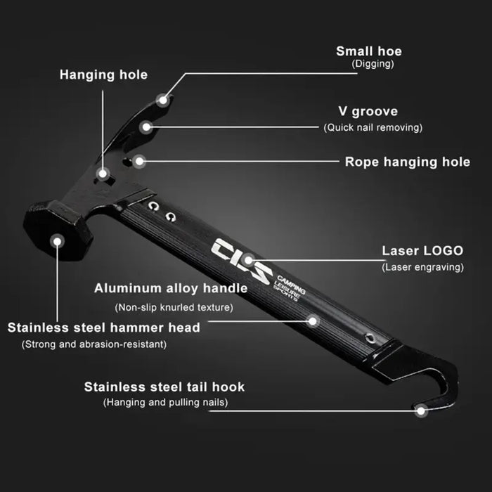 Outdoor Camping Tent Peg Hammer