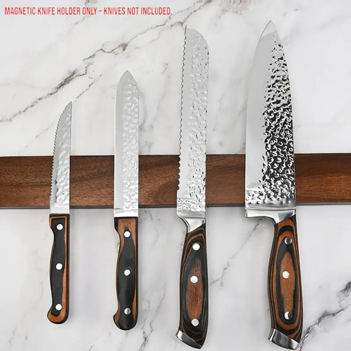 Magnetic Wooden Knife Holder – 41cm Wood Strip