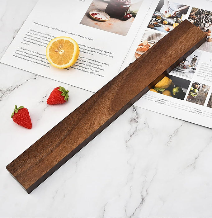 Magnetic Wooden Knife Holder – 41cm Wood Strip