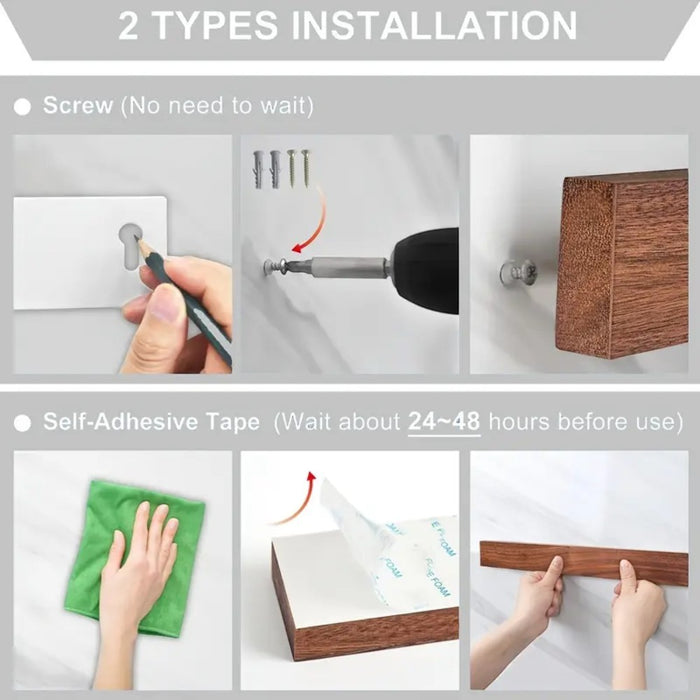 Magnetic Wooden Knife Holder – 41cm Wood Strip