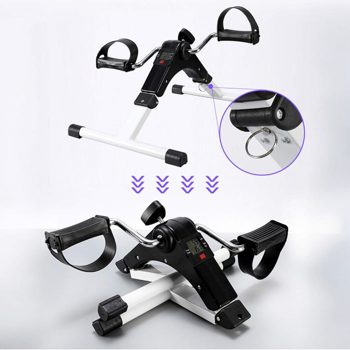 Folding Pedal Exerciser Mini Under Desk Bike