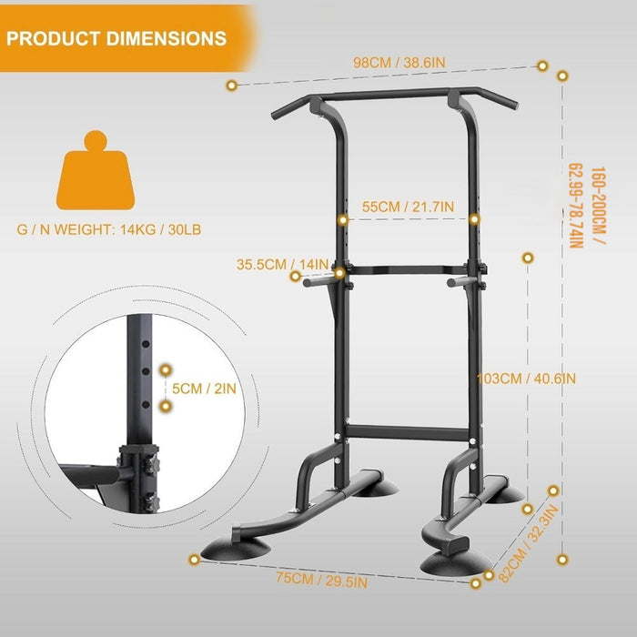 Multifunction Pull Up Power Tower Station