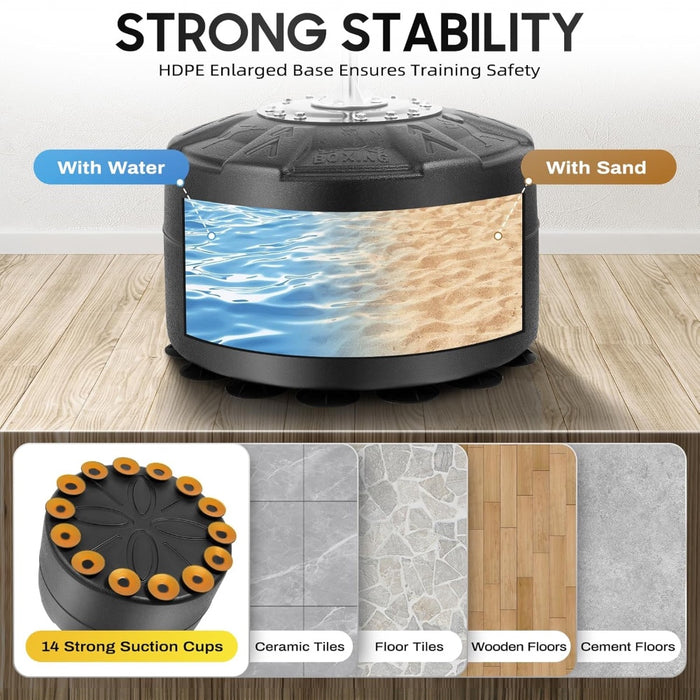 Freestanding Boxing Reflex Ball with Rotating Arm