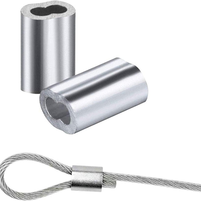 50M Stainless Steel Wire Rope Kit with Fittings – 2mm Cable