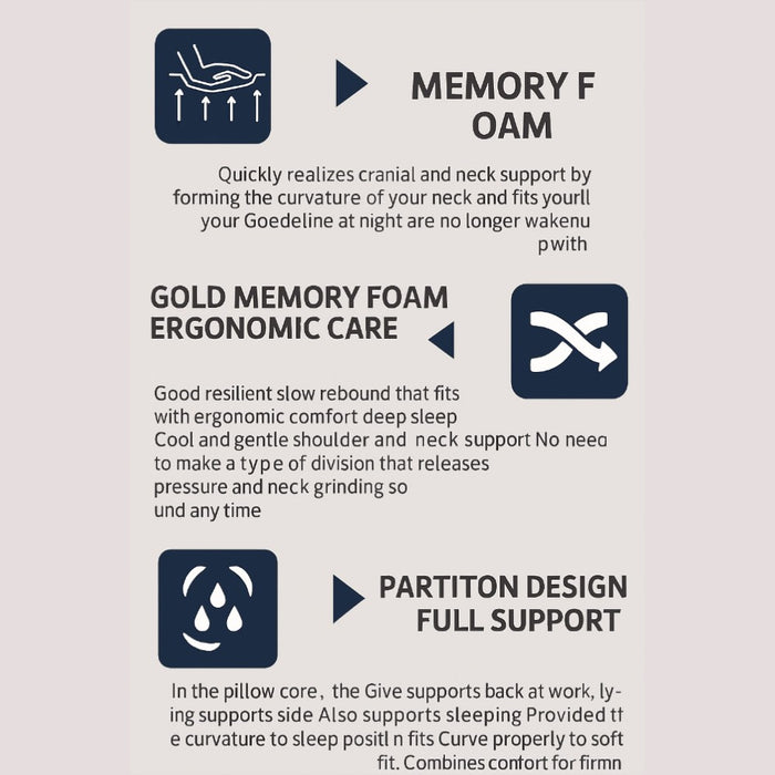 Deep Sleep Memory Foam Pillow