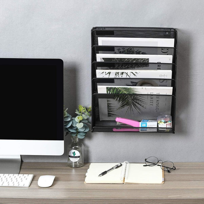 6 Tier Mesh File Organizer