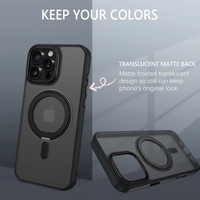iPhone  Case with 360°Rotatable Magnetic Ring Stand