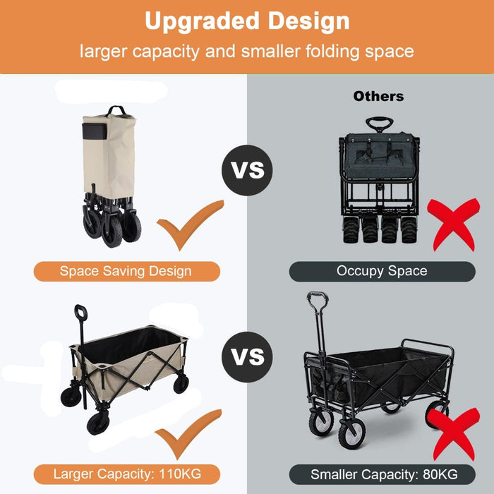150L Pro Gather Folding Outdoor Utility Wagon