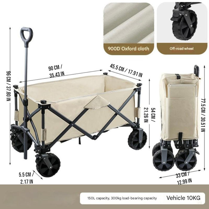 150L Pro Gather Folding Outdoor Utility Wagon