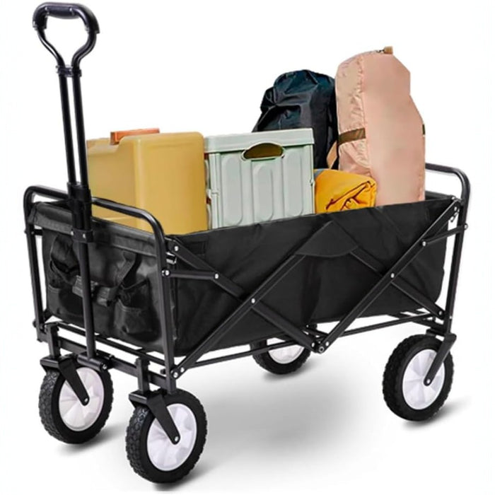 150L Folding Outdoor Utility Wagon Heavy Duty Camping Cart