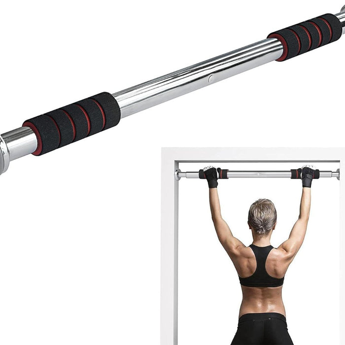 Adjustable Doorway Pull Up Bar 60–100cm for Home Fitness Training