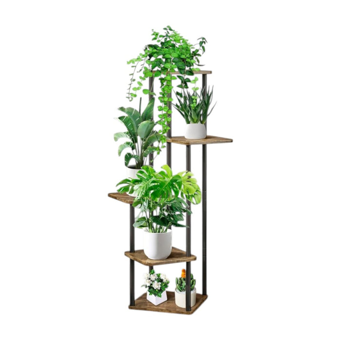 5 Tier Plant Stand Indoor Corner Flower Shelf with MDF Boards