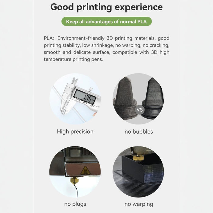 PLA+ Filament 1.75mm 1KG for 3D Printer