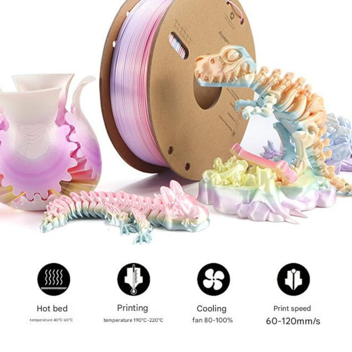 Silk PLA Filament 1.75mm 1KG for 3D Printer