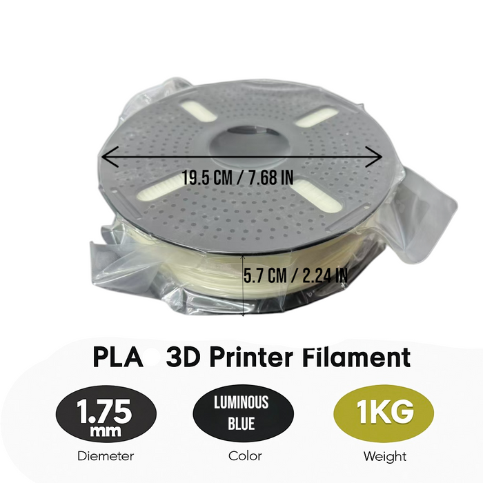 PLA Glow in the Dark Filament 1.75mm 1KG for 3D Printer