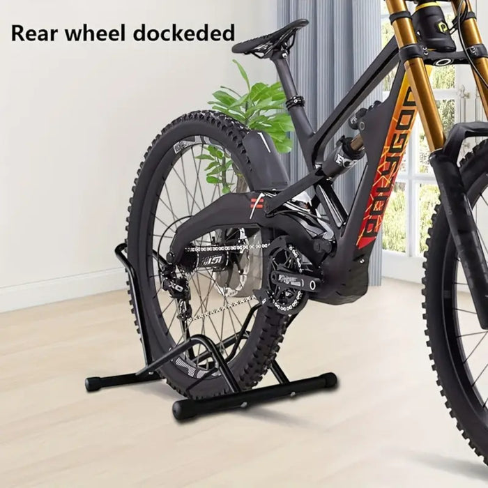 Removable L-Type Push-In Bicycle Floor Stand
