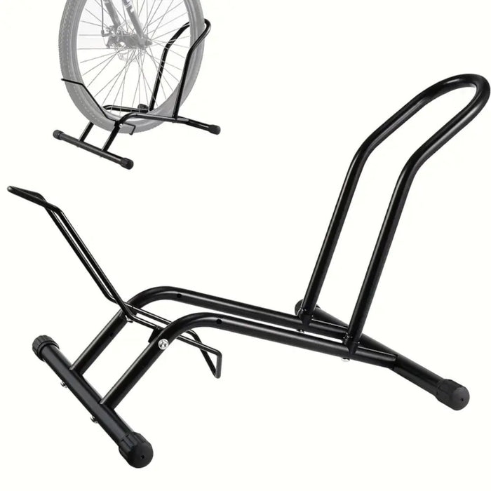 Removable L-Type Push-In Bicycle Floor Stand
