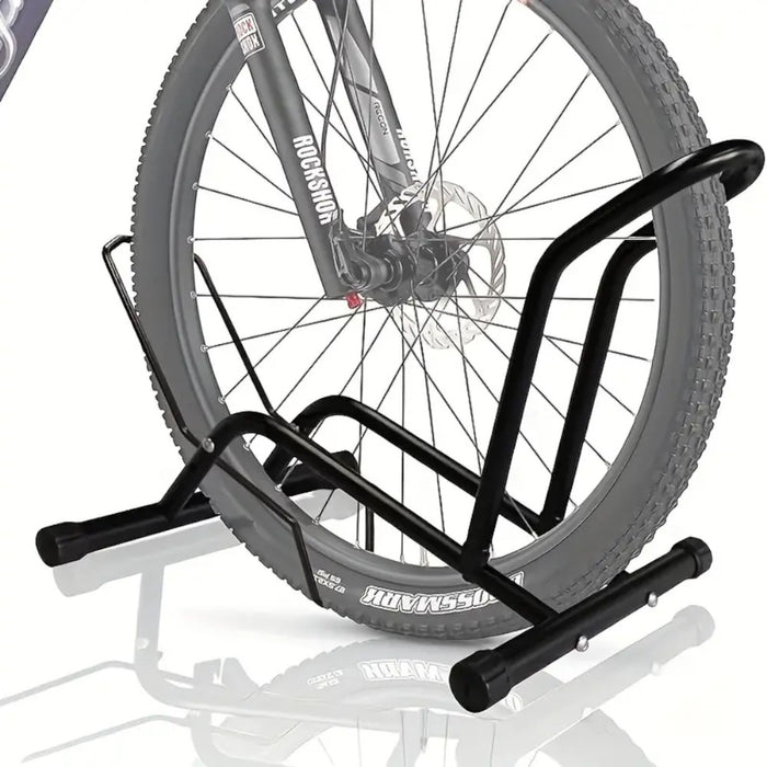 Removable L-Type Push-In Bicycle Floor Stand