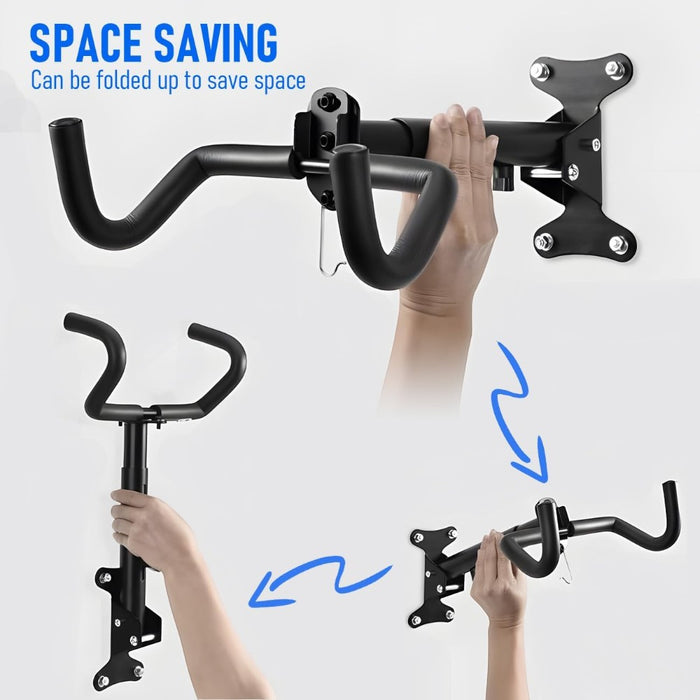 Foldable Bicycle Hanger with Extendable Arm