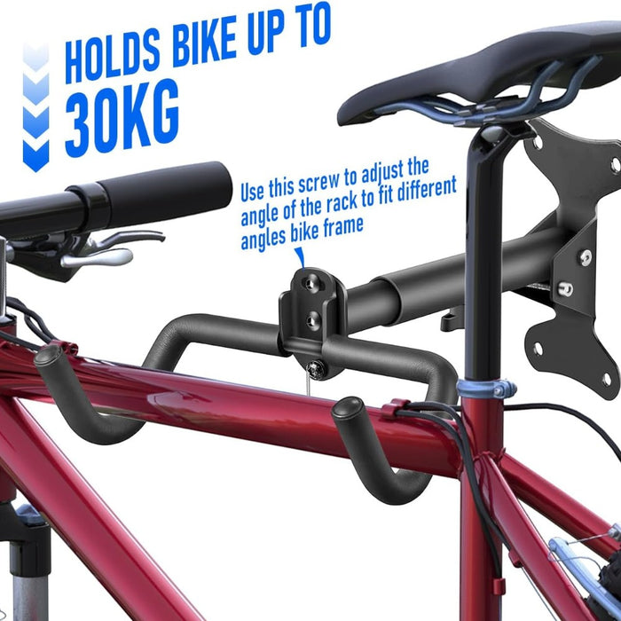 Foldable Bicycle Hanger with Extendable Arm
