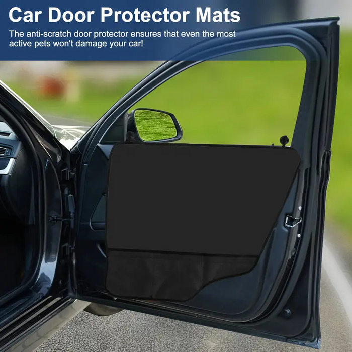 Car Door Protector Mat for Pets- 2 Pack