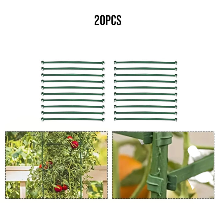 16MM Garden Stakes Arms Expandable Garden Trellis Connectors- 20pcs