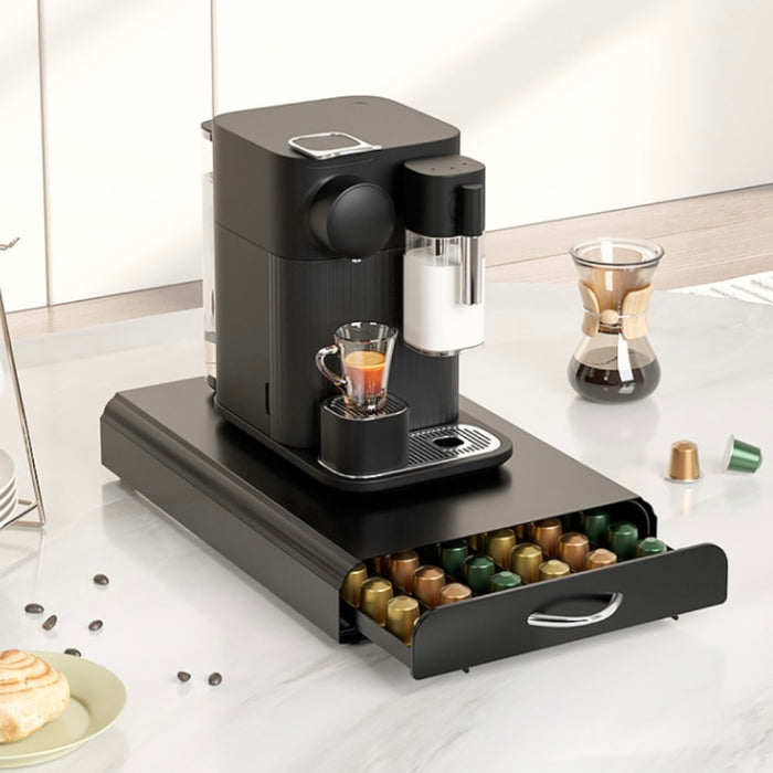 Coffee Capsule Drawer Organizer for 60 Nespresso Capsules