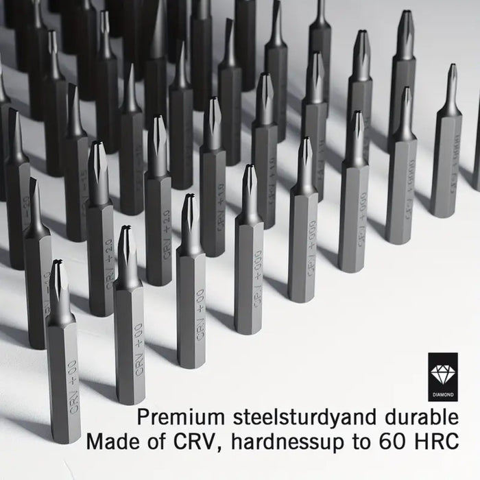 132-in-1 Precision Screwdriver Repair Tool Kit with Dual-Layer Storage Case