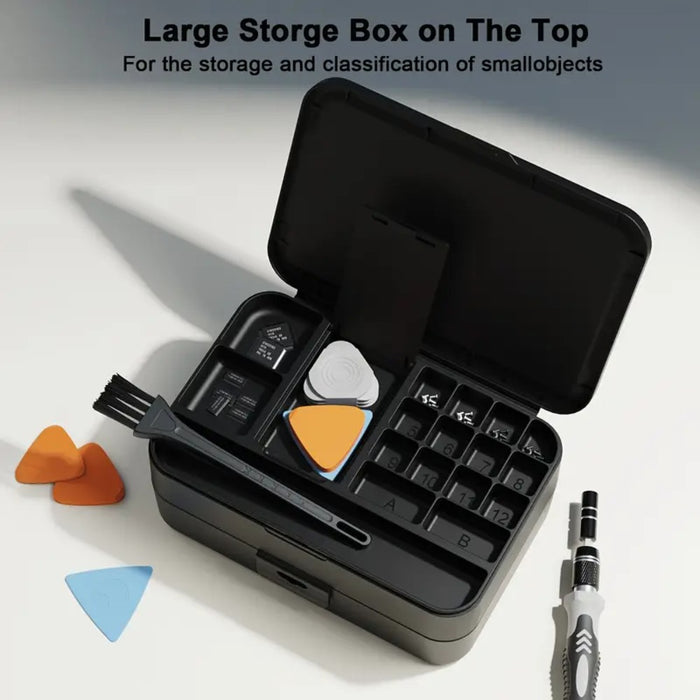 132-in-1 Precision Screwdriver Repair Tool Kit with Dual-Layer Storage Case