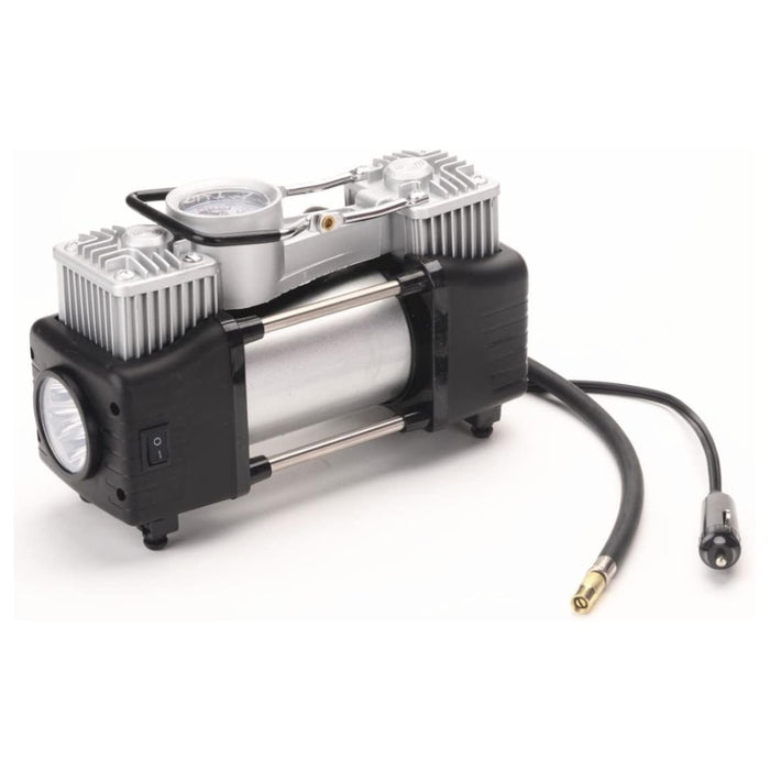 12V Heavy Duty Tire Inflator with Analog Gauge