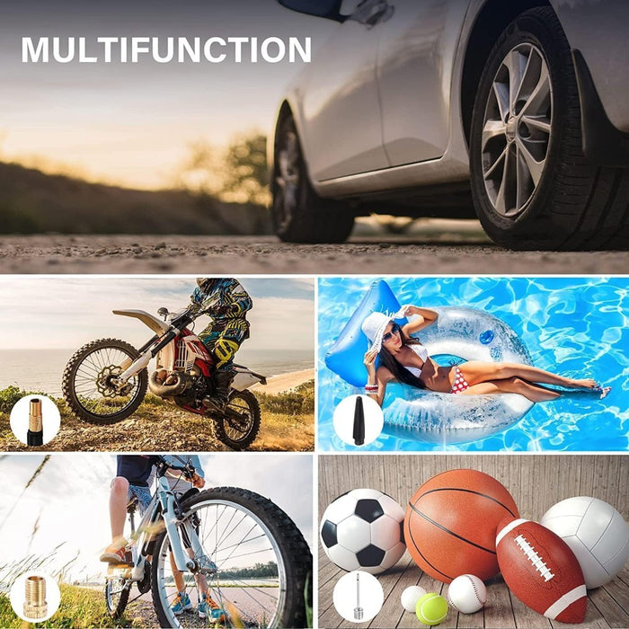 12V Heavy Duty Tire Inflator with Analog Gauge