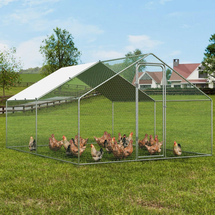 Large Chicken Coop with Roof Cover – 4×3×2m