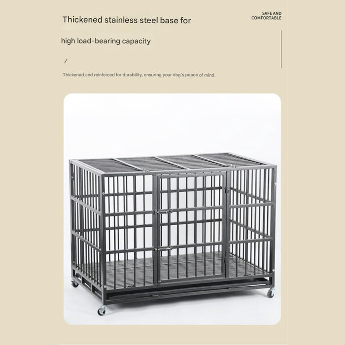 Heavy Duty Dog Crate with Roof