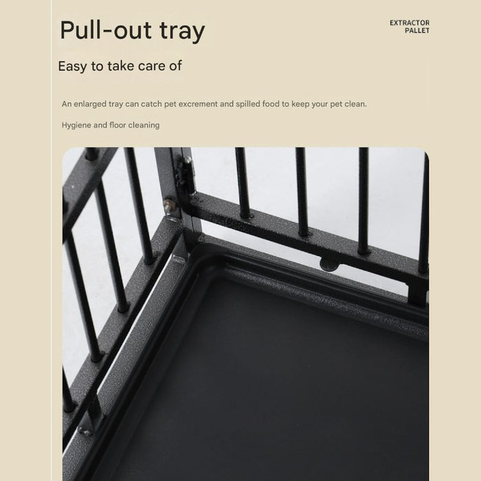 Heavy Duty Dog Crate with Roof