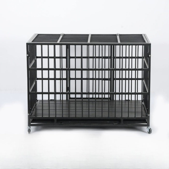 Heavy Duty Dog Crate with Roof